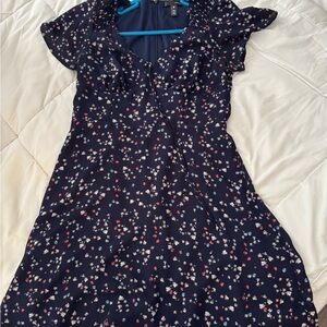 Floral Navy Dress
